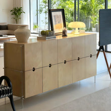 Load image into Gallery viewer, Luca Wood Entryway Storage Cabinet
