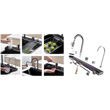 Muatkan imej ke dalam penonton Galeri, VULCANO SUS304 Stainless Steel Nano Handmade Kitchen Sink [Blue Whale]
