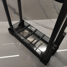 Muatkan imej ke dalam penonton Galeri, MIRAI Aluminium Glass 2 Layer Bottom Pull Out Basket With Under Mount Soft Closing
