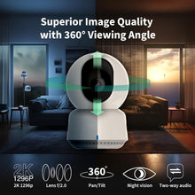 Muatkan imej ke dalam penonton Galeri, Aqara 2K Indoor Security Camera E1
