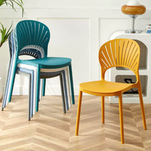 Muatkan imej ke dalam penonton Galeri, Shaffer Cutout Back Stackable Party Dining Chair
