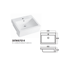 Load image into Gallery viewer, SORENTO Semi Recessed Basin
