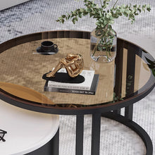 Muatkan imej ke dalam penonton Galeri, Francesca Storage Glass Coffee Table
