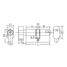 Load image into Gallery viewer, ARMOR Double Key Lock APC-CPD70/SN/VP
