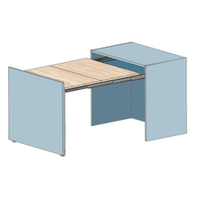 Muatkan imej ke dalam penonton Galeri, MIRAI Pull Out Table With Leg
