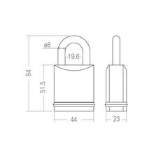 Load image into Gallery viewer, ARMOR Heavy Duty Pad Lock APL-345/451
