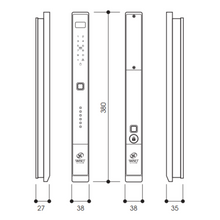 将图片加载到图库查看器，SKISET Smart Digital Lock G-88
