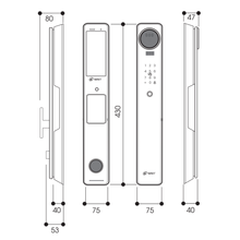 Muatkan imej ke dalam penonton Galeri, SKISET Smart Digital Lock Ultra U2
