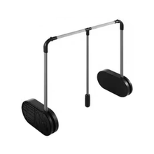 Muatkan imej ke dalam penonton Galeri, MIRAI Clothing Lifting Rack (Moran Green &amp; Premium Gray + Mocha)

