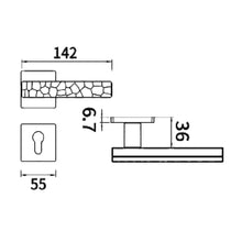 Load image into Gallery viewer, ARMOR Signature Lever Handle Lock ALM-Z7050/S60/6085
