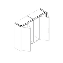 Load image into Gallery viewer, MIRAI 372-4# Folding Pivot Sliding Door Fitting - Auto Close
