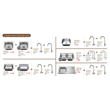 Load image into Gallery viewer, MOCHA Undermount Kitchen Sink &amp; Sink Tap (Package)
