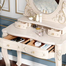 Muatkan imej ke dalam penonton Galeri, Larry European Design Dressing Table Set 0.6m to 1m
