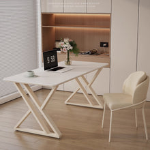 Load image into Gallery viewer, Trevino Cream Minimalist Modern Study Work Desk
