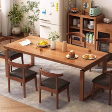 Muatkan imej ke dalam penonton Galeri, Blaese Nordic Wood Dining Table 1.2m to 1.6m
