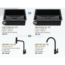 Muatkan imej ke dalam penonton Galeri, MOCHA Honeycomb Multifunctional Kitchen Sink
