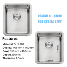 将图片加载到图库查看器，LEVANZO R25 Series Sink
