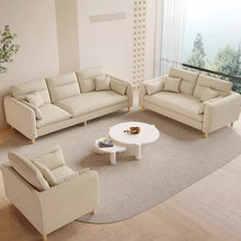 Muatkan imej ke dalam penonton Galeri, Olson High Tech Fabric Cream Sofa
