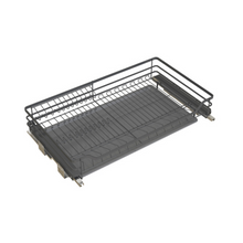 Muatkan imej ke dalam penonton Galeri, MIRAI Four Side Dish Rack With Undermount Soft Closing Slide - Dark Grey
