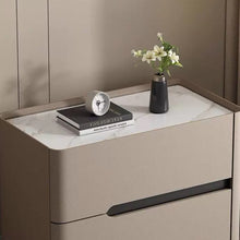 Load image into Gallery viewer, Dario Sintered Stone Top Bedside Table
