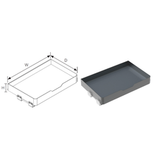 将图片加载到图库查看器，MIRAI Four Basket With Undermount Soft Closing Slide - Dark Grey
