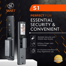 将图片加载到图库查看器，SKISET Pro Smart Digital Lock With Camera S-1
