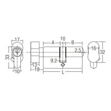 Load image into Gallery viewer, ARMOR Key &amp; Thumturn Lock APC-CPS70/MB/VP
