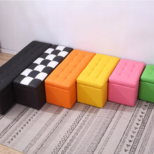 将图片加载到图库查看器，Catrin PU Leather Storage Bench Shoe Seat
