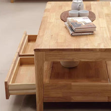 Muatkan imej ke dalam penonton Galeri, Callahan Solid Wood Modern Coffee Table
