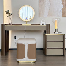 Muatkan imej ke dalam penonton Galeri, Elliott Modern Curve Edge Dressing Table 0.8m to 1.2m
