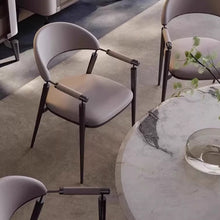 Muatkan imej ke dalam penonton Galeri, Leah Italian Style Arm Dining Chair
