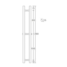 Load image into Gallery viewer, ARMOR Entrance Door Handle Lock APH-820-1
