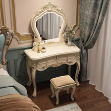 Muatkan imej ke dalam penonton Galeri, Morris European Crown Mirror Dressing Table Set 0.5m to 1.1m
