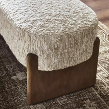 Muatkan imej ke dalam penonton Galeri, Moran Wabi-Sabi Fabric Long Bench
