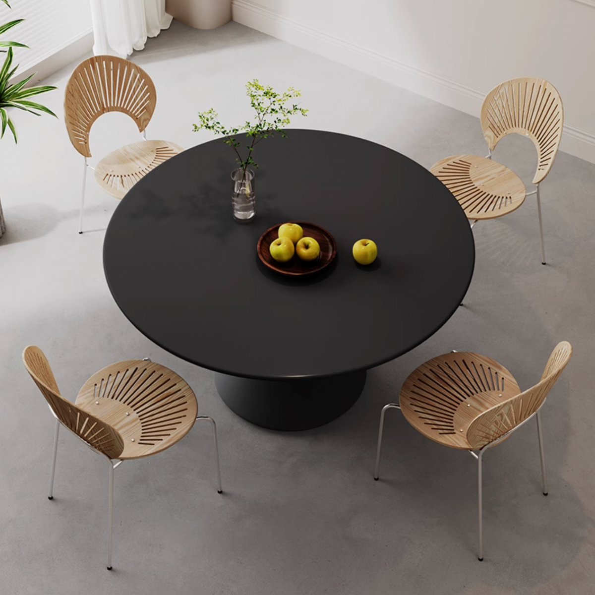 Craig Round Hourglass Dining Table – Mirai Town PLT