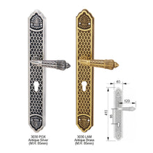 Muatkan imej ke dalam penonton Galeri, MESTRE Luxury Matching Series Solid Brass Lever Handle On Plate 3130 3030
