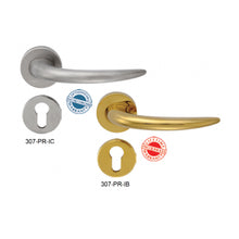 Load image into Gallery viewer, FRASCIO Solid Brass Lever Handle On Rose - Opera 2 307-PR
