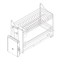 Muatkan imej ke dalam penonton Galeri, MIRAI Up &amp; Down Storage Kit Elevator Basket - Dark Grey
