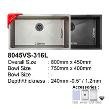 Load image into Gallery viewer, LEVANZO 316L Series Kitchen Sink
