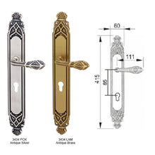 Muatkan imej ke dalam penonton Galeri, MESTRE Luxury Matching Series Solid Brass Lever Handle On Plate 3434 3534
