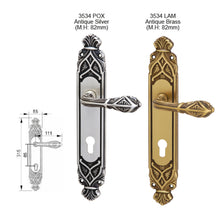 Muatkan imej ke dalam penonton Galeri, MESTRE Luxury Matching Series Solid Brass Lever Handle On Plate 3434 3534
