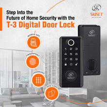 将图片加载到图库查看器，SKISET Smart Digital Lock T-3
