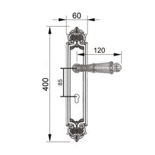 Load image into Gallery viewer, MESTRE Luxury Matching Series Solid Brass Lever Handle On Plate 3720

