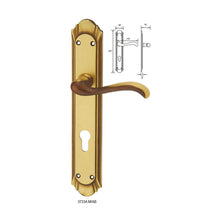 将图片加载到图库查看器，IRANZO Solid Brass Lever Handle On Plate 3733A 3700A
