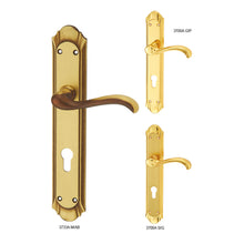 将图片加载到图库查看器，IRANZO Solid Brass Lever Handle On Plate 3733A 3700A
