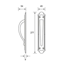 Load image into Gallery viewer, IRANZO Solid Brass Pull Handle 3733B
