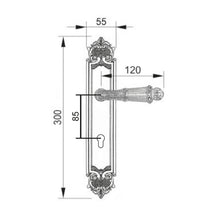 Muatkan imej ke dalam penonton Galeri, MESTRE Exclusive Series Solid Brass Lever Handle On Plate 3870
