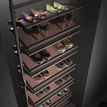 Muatkan imej ke dalam penonton Galeri, MIRAI Rotary Shoes Rack 6 Layer With Soft Close Slide
