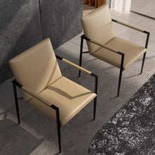 Muatkan imej ke dalam penonton Galeri, Kennedy Minimalist Sleek Arm Dining Chair
