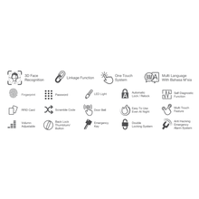 Muatkan imej ke dalam penonton Galeri, SKISET Smart Digital Lock DS-8
